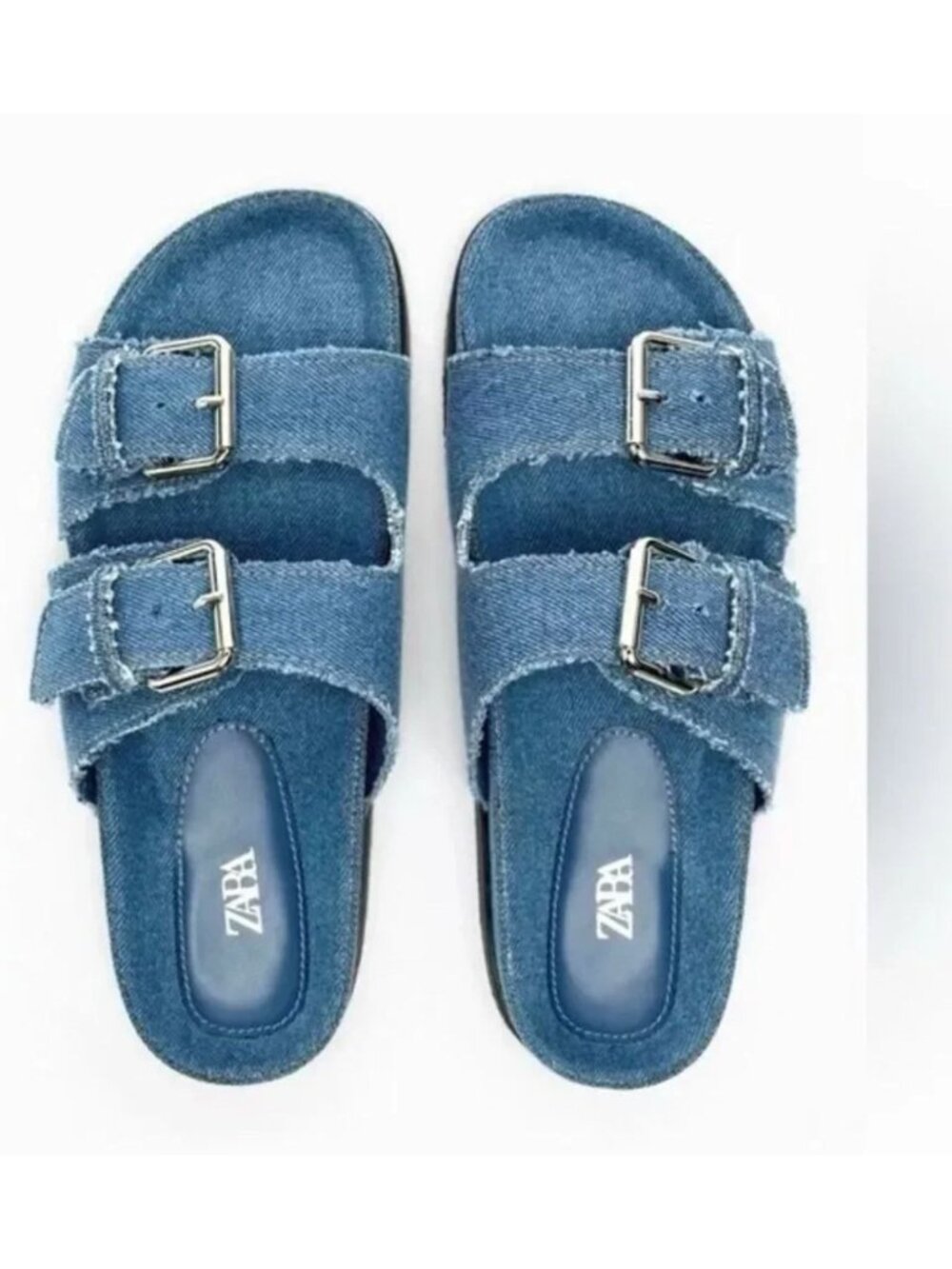 Zara Denim Sandals NWOT - Size 36/6